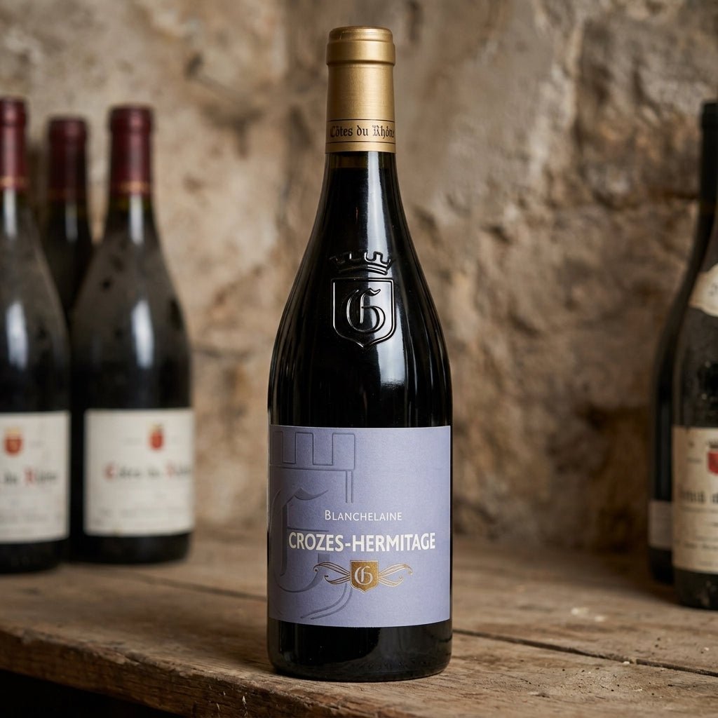 Domaine la Guintrandy Blanchelaine Crozes-Hermitage, Rhone Valley, France. - Grape &amp; Bean