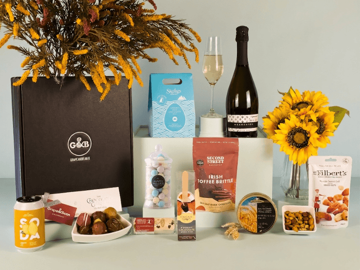 Easter Hamper with Prosecco - Grape & Bean