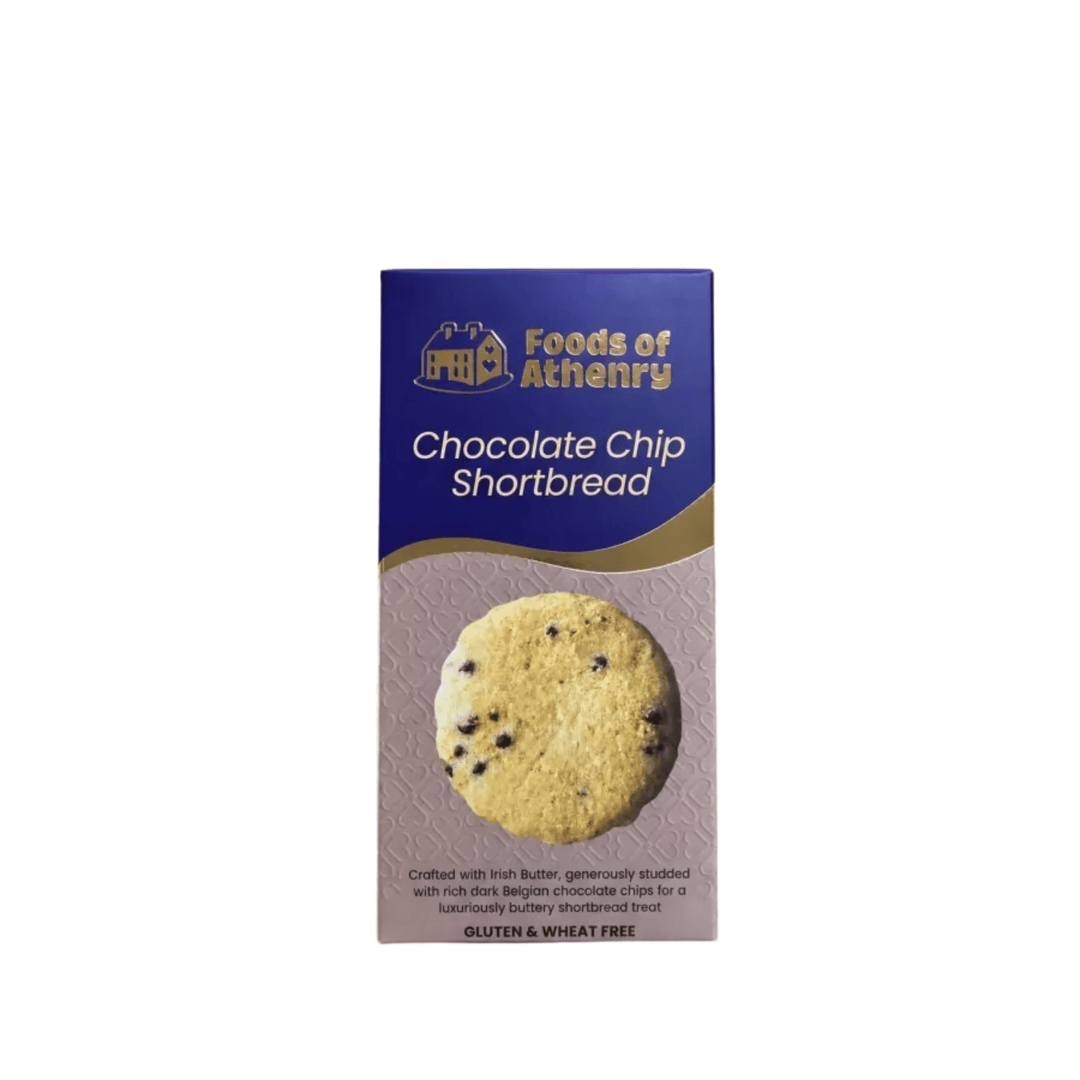 Foods Of Athenry Chocolate Chip Shortbread 150g GF - Grape &amp; Bean