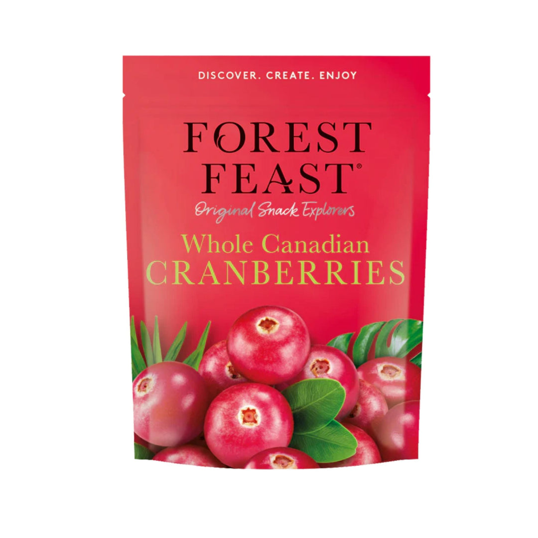 Forest Feast Whole Canadian Cranberries 170g - Grape & Bean