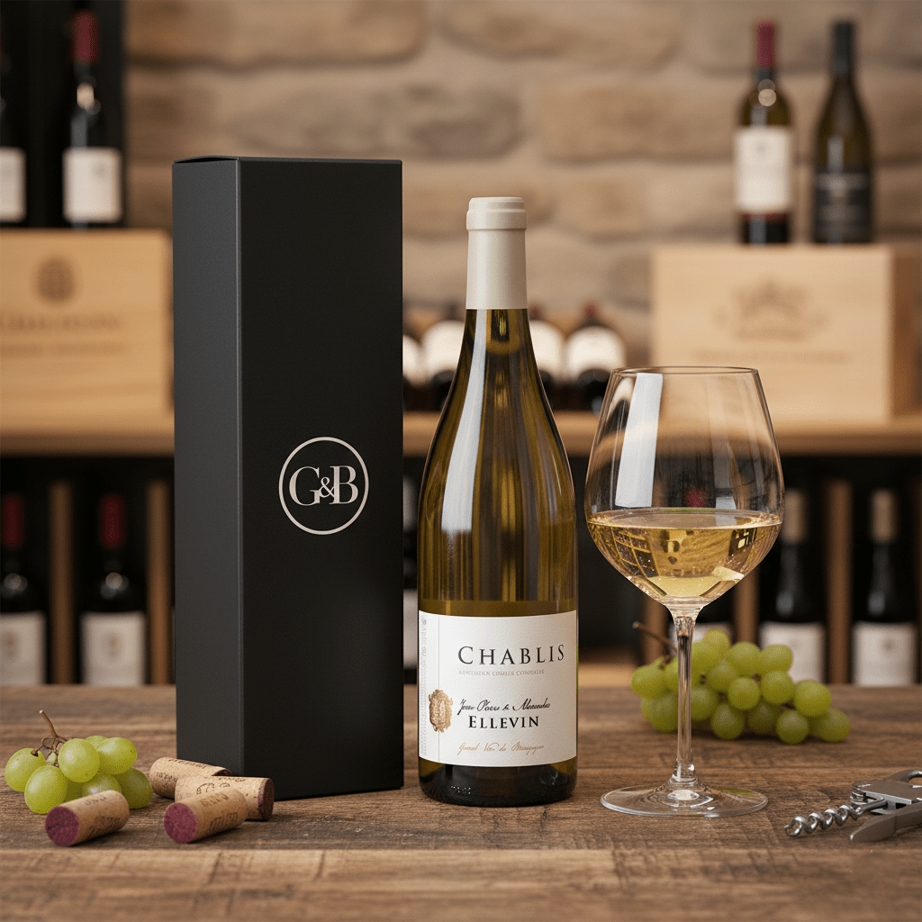 French Chablis White Wine Gift - Grape & Bean