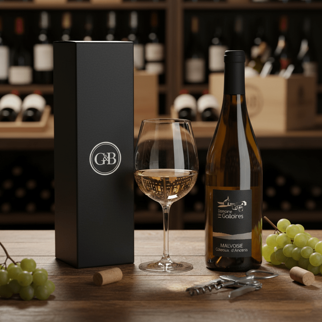 French Malvoisie Pinot Grigio White Wine Gift - Grape & Bean