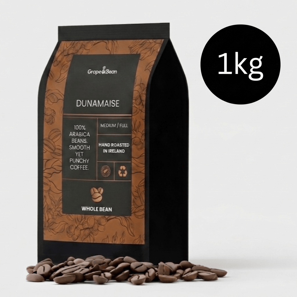 G&B Dunamaise Coffee Beans 1kg (4/5 strength) - Grape & Bean