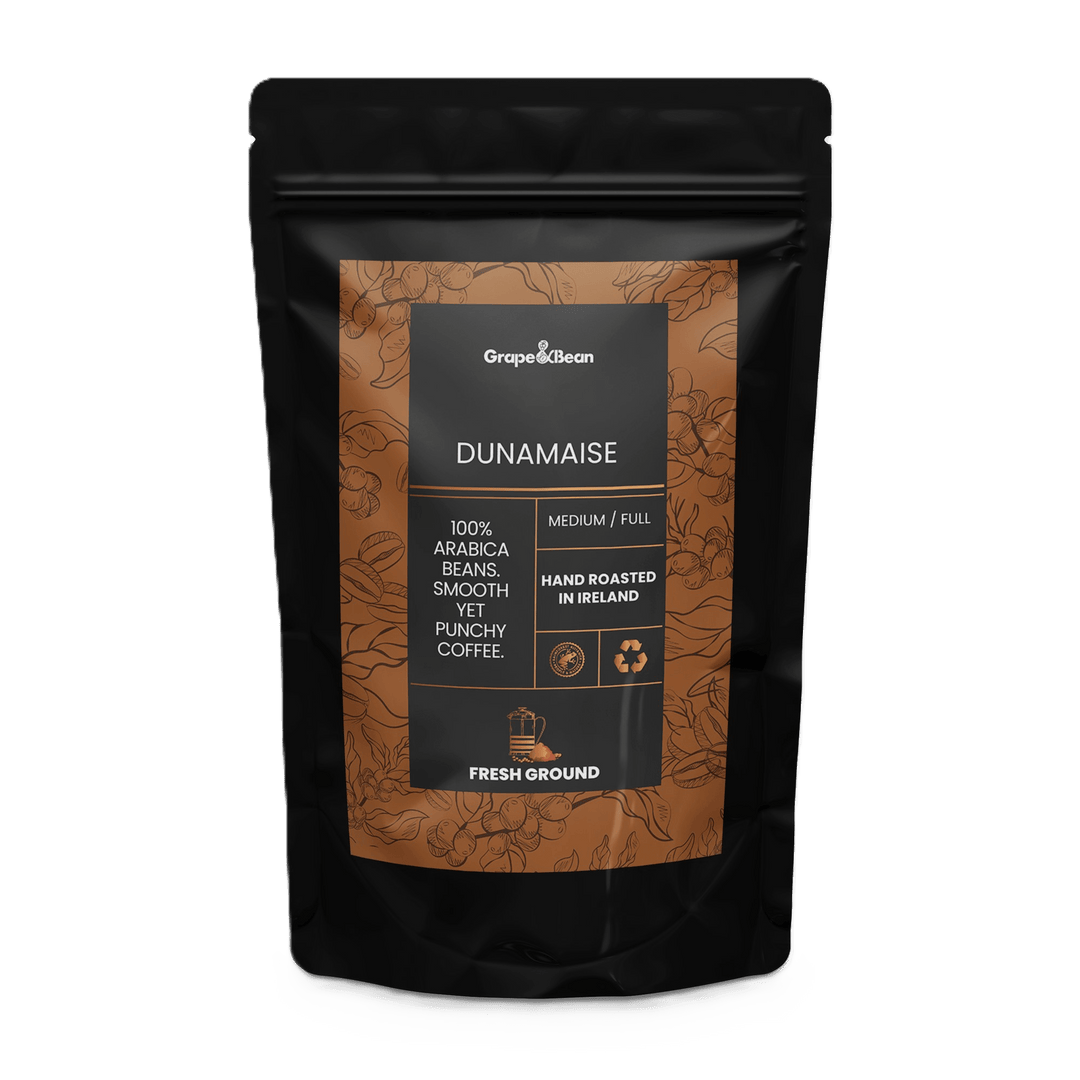 G&amp;B Dunamaise Fresh Ground Coffee 227g (4/5 strength) - Grape &amp; Bean