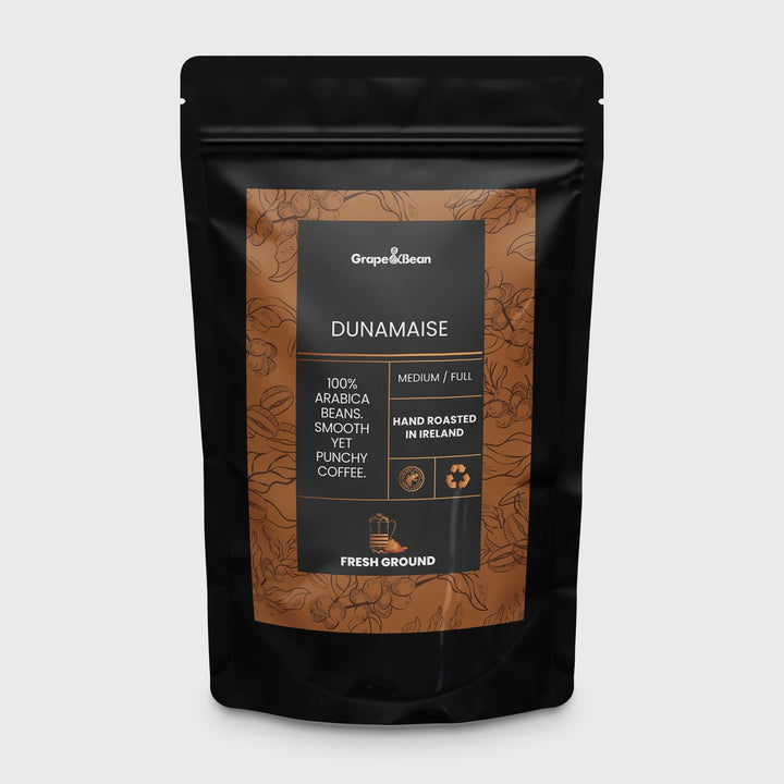 G&B Dunamaise Fresh Ground Coffee 227g (4/5 strength) - Grape & Bean