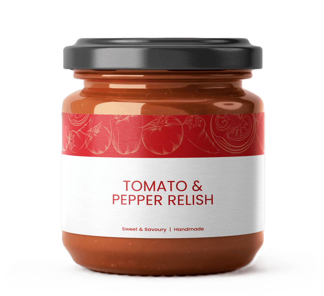 G&amp;B Handmade Tomato &amp; Pepper Relish 240g - Grape &amp; Bean
