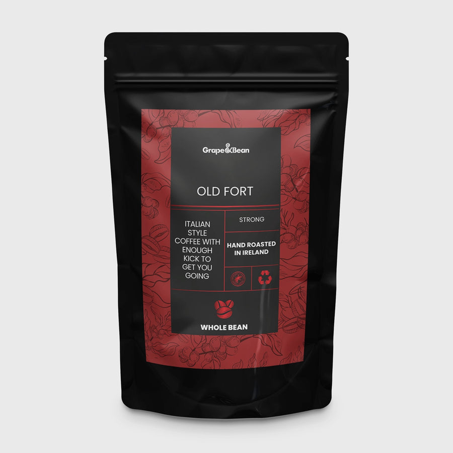 G&B Old Fort Coffee Beans 227g (5/5 strength) - Grape & Bean