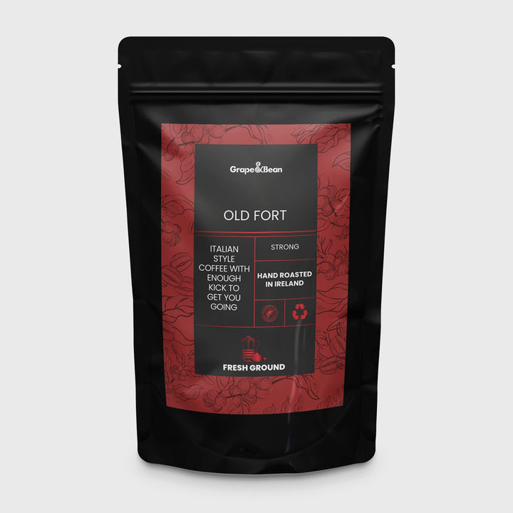 G&B Old Fort Fresh Ground Coffee 227g (5/5 strength) - Grape & Bean