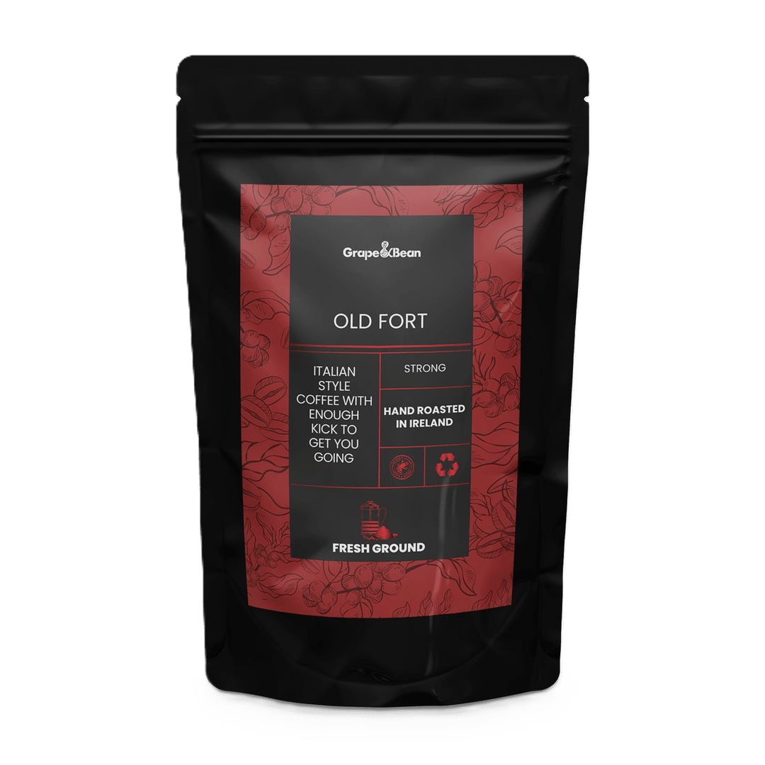 G&amp;B Old Fort Fresh Ground Coffee 227g (5/5 strength) - Grape &amp; Bean