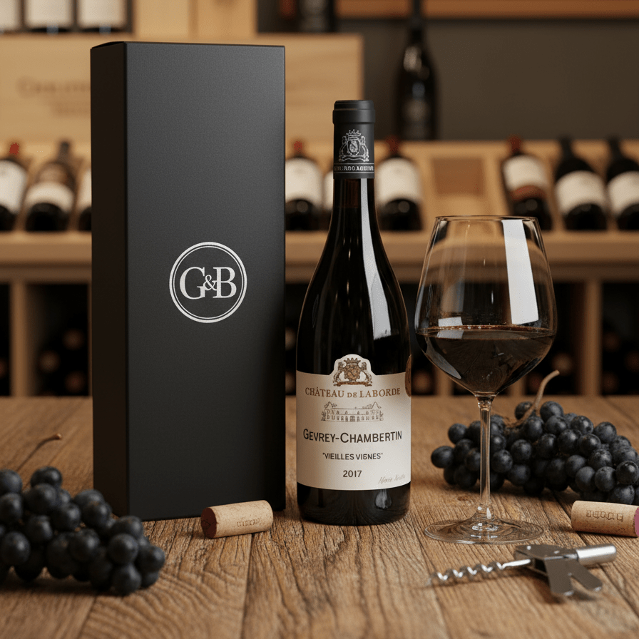 Gevrey - Chambertain Burgundy Fine Wine Gift - Grape & Bean