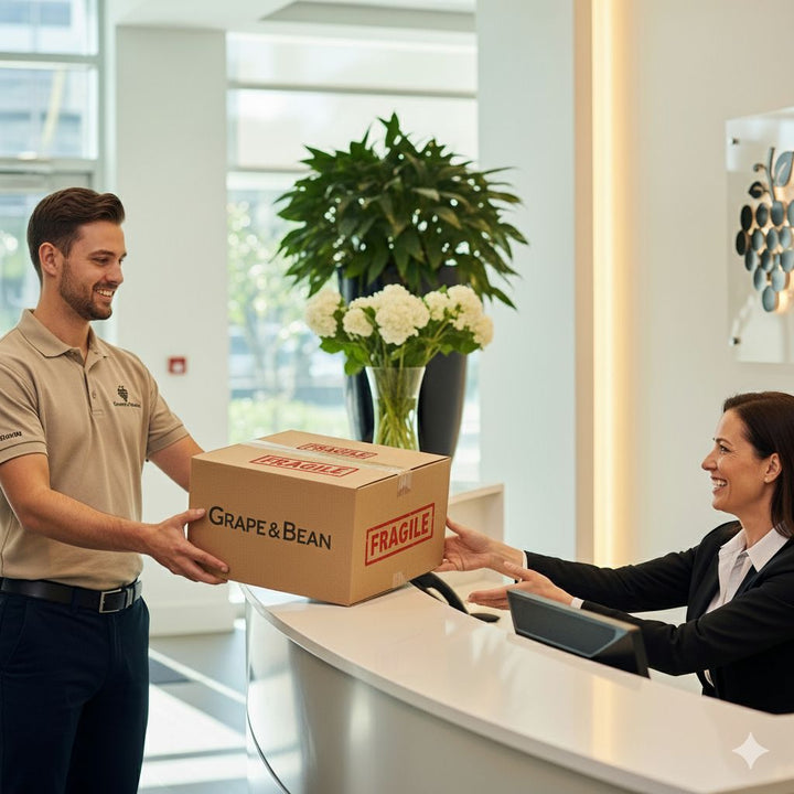 Gluten Free Irish Hamper with White Wine - Grape & Bean