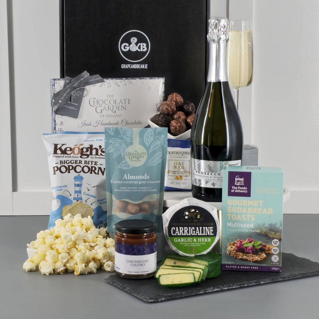 Gluten Free Irish Hamper - your choice of drinks - Grape & Bean