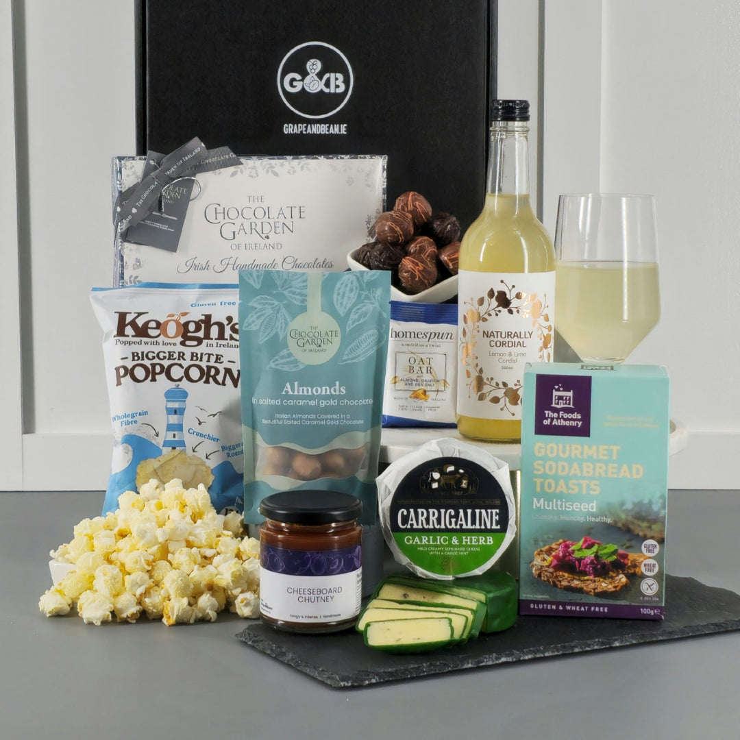 Gluten Free Irish Hamper - your choice of drinks - Grape & Bean