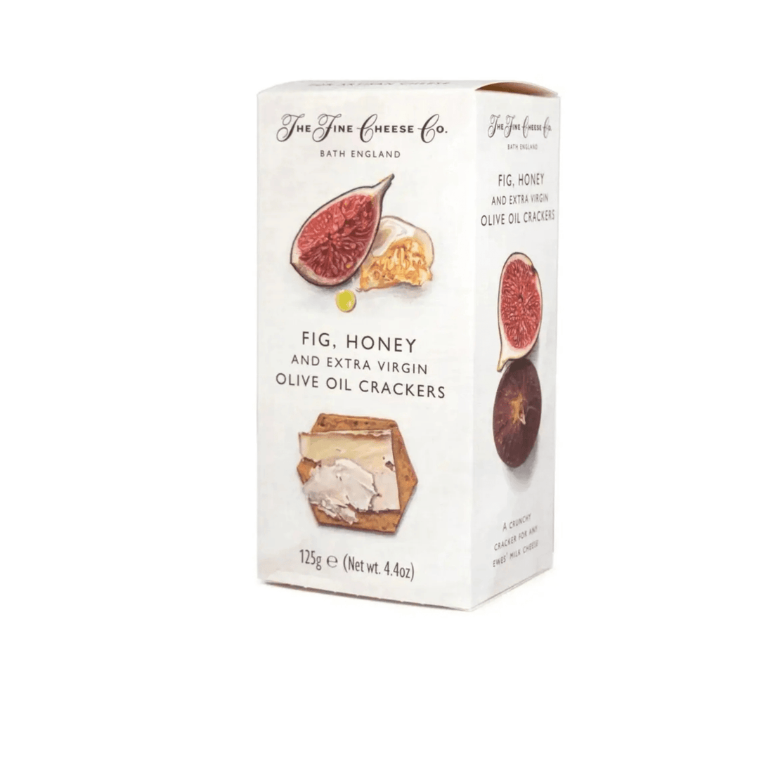 Gourmet Food Gift Box with Extra Virgin Olive Oil, Crackers and Fine White Wine - Grape & Bean