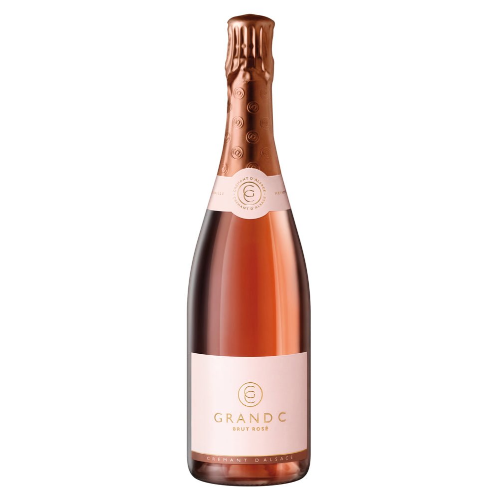 Gourmet Foodie Hamper with Rosé Cremant D'Alsace - Grape & Bean