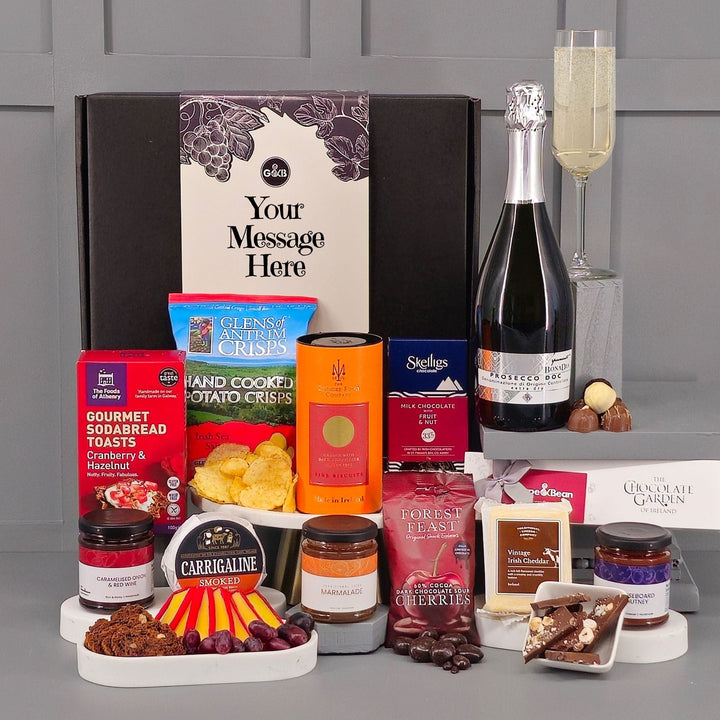 Gourmet Irish Food Hamper - choose your beverage - Grape & Bean