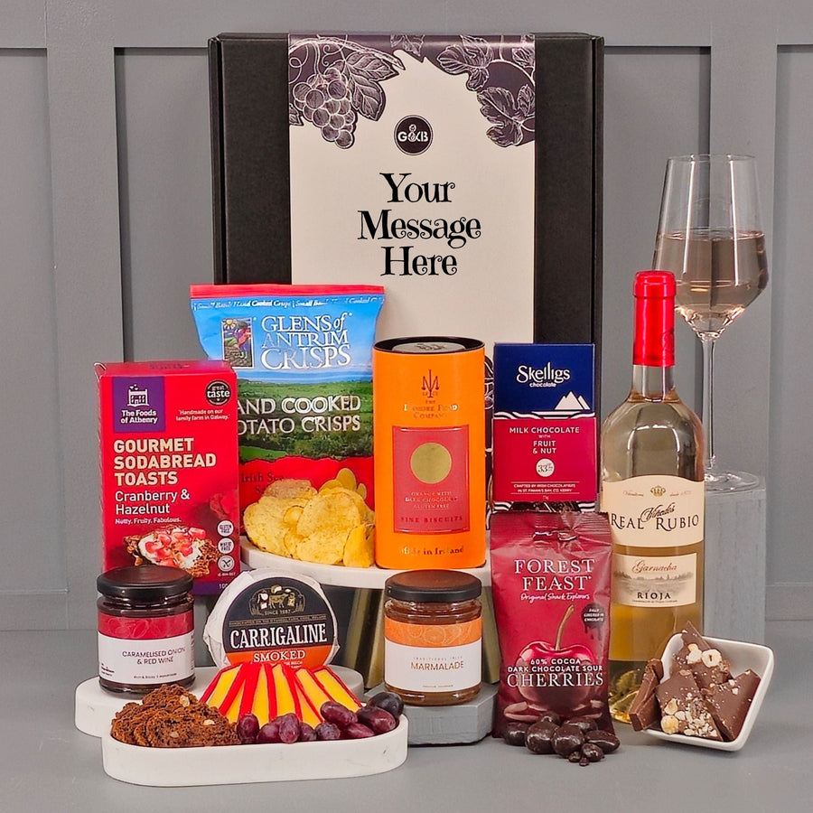 Gourmet Irish Food Hamper - choose your beverage - Grape & Bean