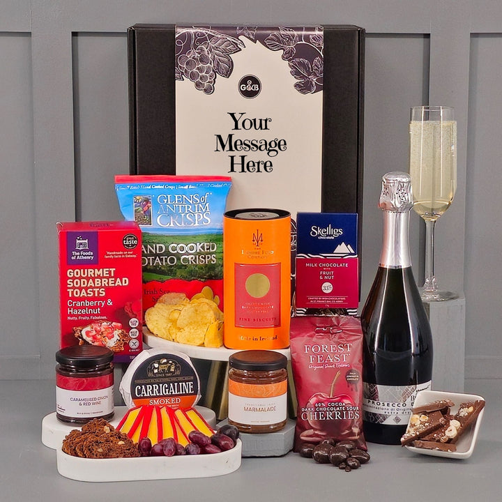 Gourmet Irish Food Hamper - choose your beverage - Grape & Bean