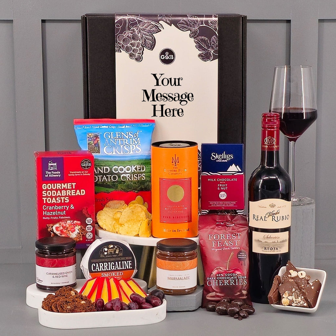 Gourmet Irish Food Hamper - choose your beverage - Grape & Bean