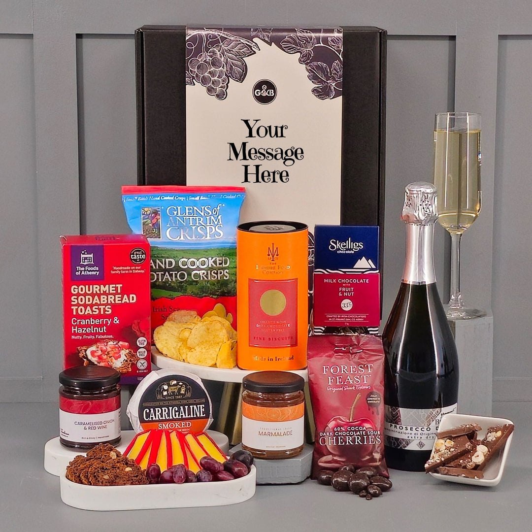 Gourmet Irish Food Hamper - choose your beverage - Grape & Bean