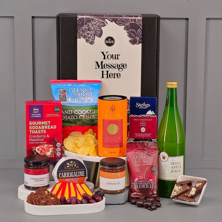 Gourmet Irish Food Hamper - choose your beverage - Grape & Bean