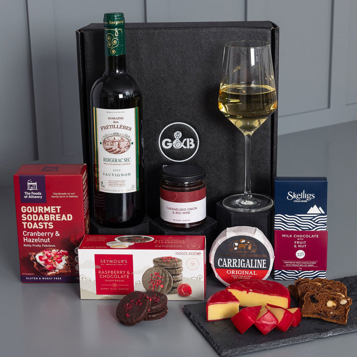 Gourmet Selection Box, with wine options - Grape & Bean