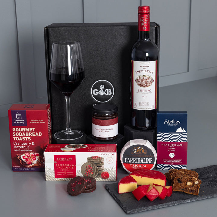 Gourmet Selection Box, with wine options - Grape & Bean