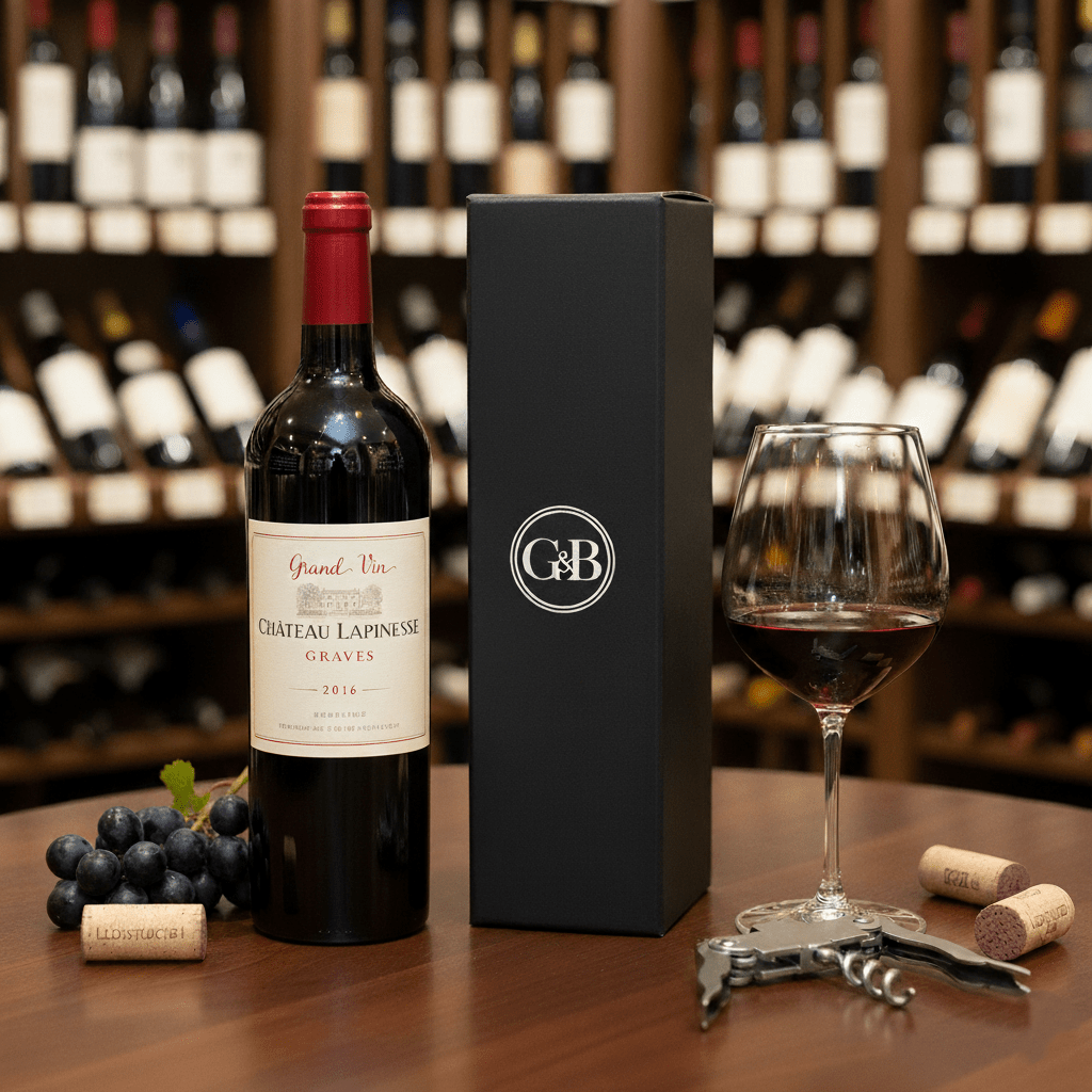 Grand Vin de Graves Bordeaux Wine Gift - Grape & Bean