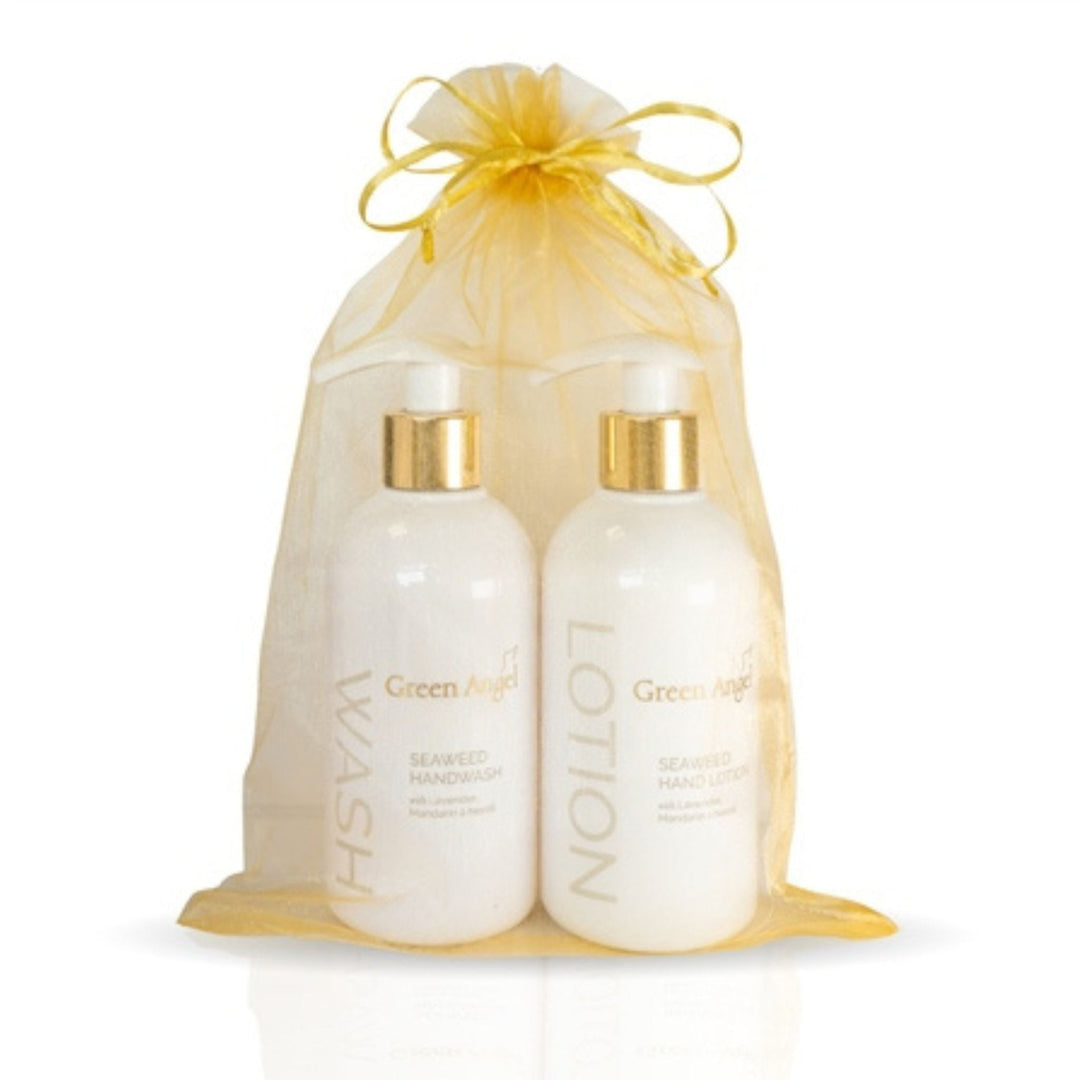 Green Angel Love Your Hands Wash & Lotion Bag - Grape & Bean