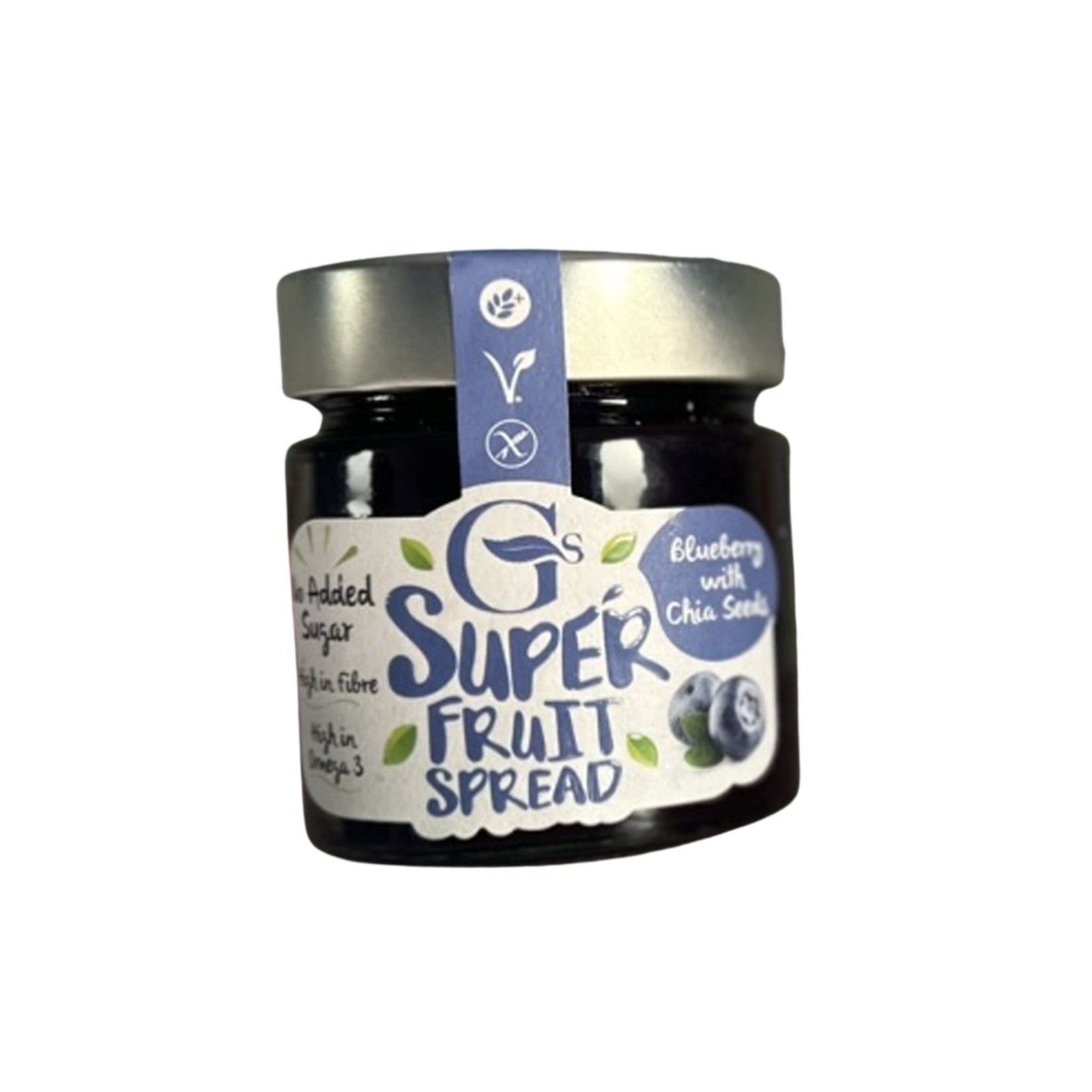G's Super Fruit Spread Blueberry with Chia Seeds 250g - Grape & Bean