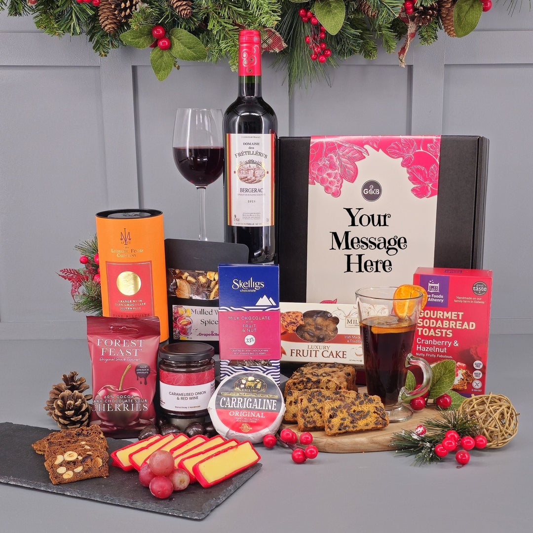 Irish Christmas Hamper - choose your beverage - Grape & Bean