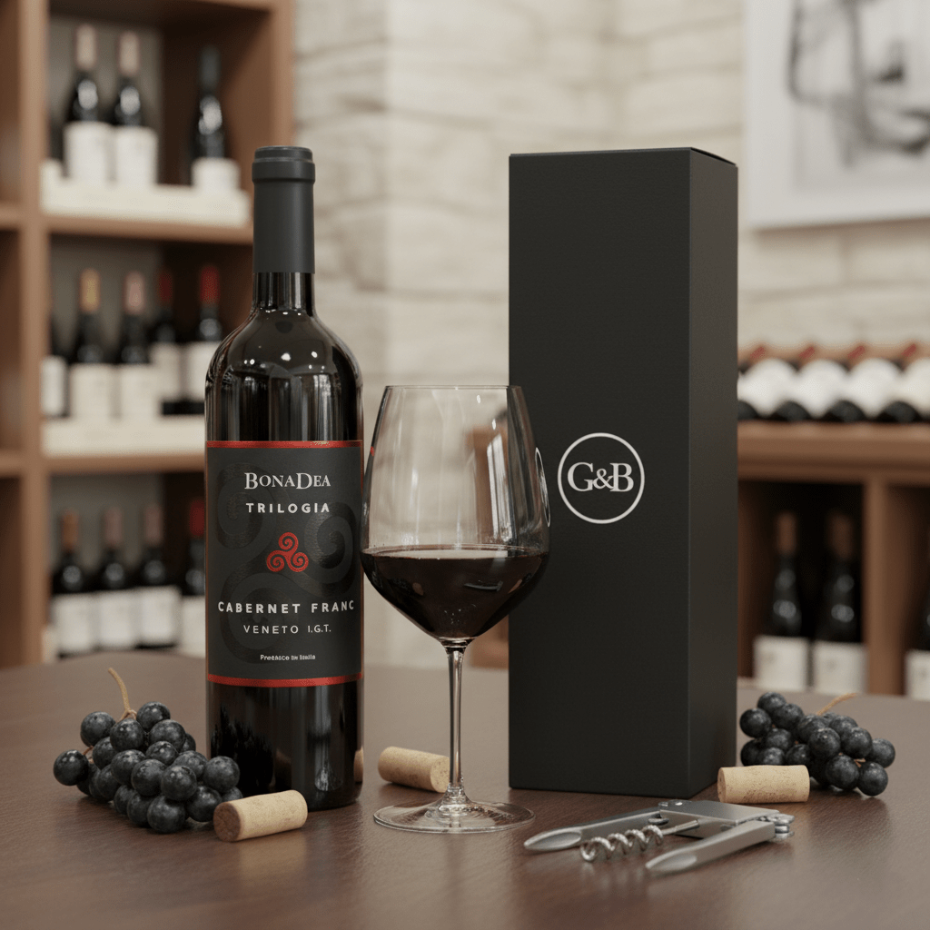 Italian Cabernet Franc Red Wine Gift - Grape & Bean