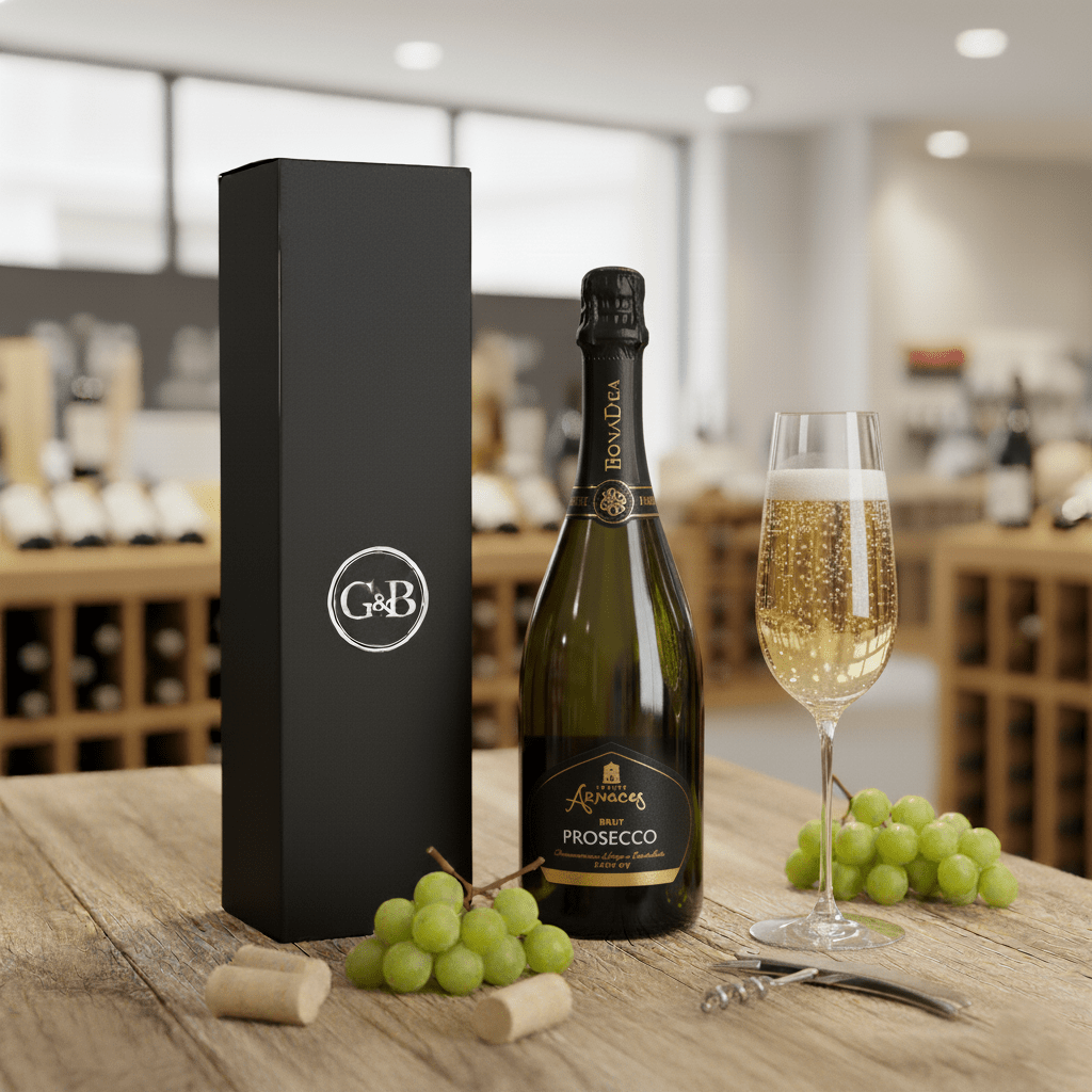Italian Organic Prosecco Wine Gift - Grape & Bean