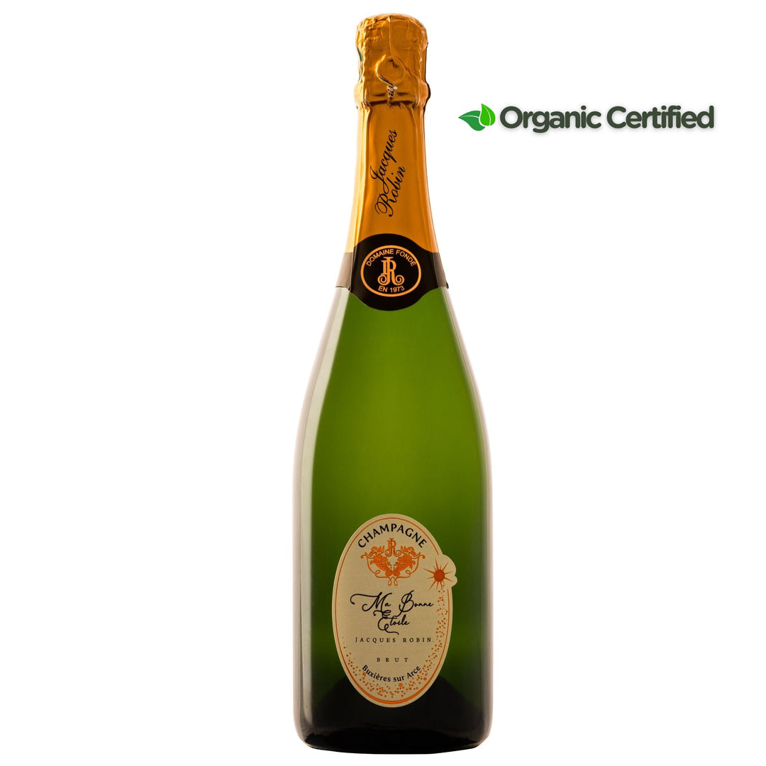 Jacques Robin "Ma Bonne Etoile" Brut Champagne, France - Grape & Bean