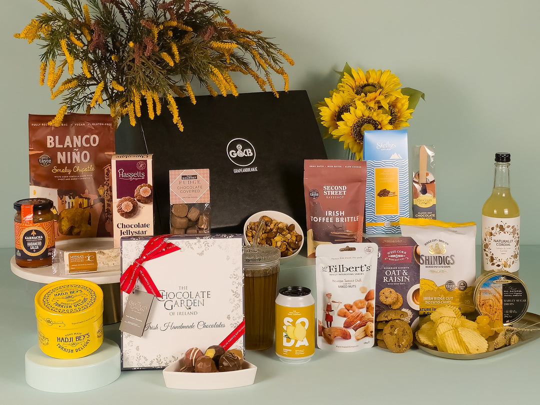 Large Sweet Treats Hamper - no alcohol - Grape & Bean