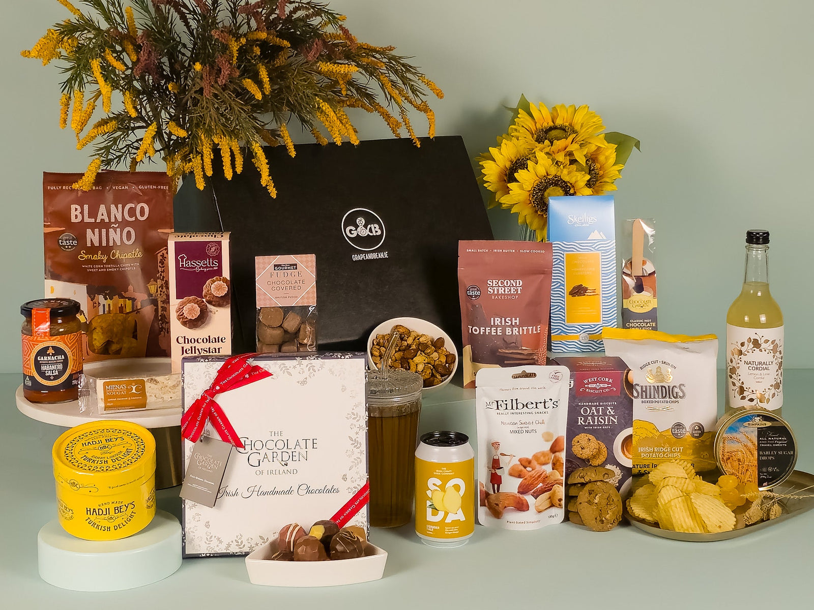 Large Sweet Treats Hamper - no alcohol - Grape & Bean