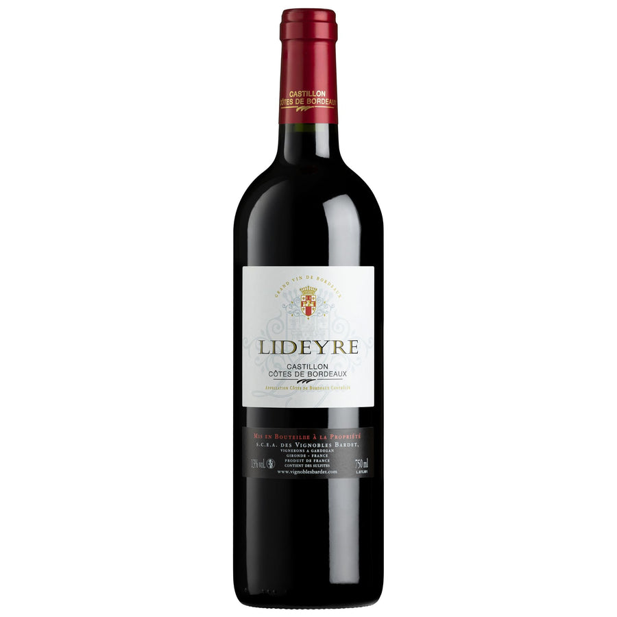 Lideyre Castillon Cotes De Bordeaux, France - Grape & Bean