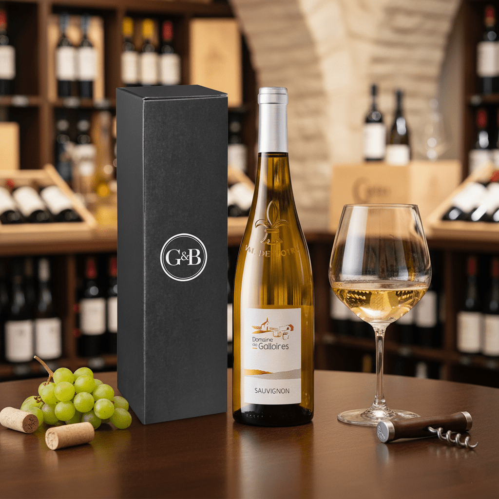 Loire Sauvignon Blanc White Wine Gift - Grape & Bean