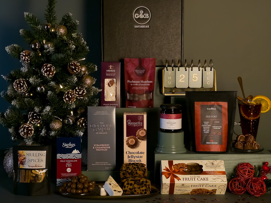 Luxury Irish Christmas Hamper - No Alcohol - Grape & Bean