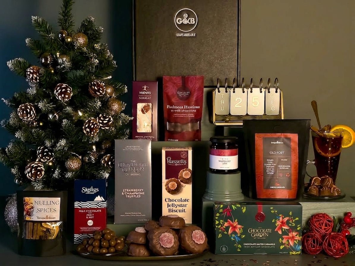 Luxury Irish Christmas Hamper - No Alcohol - Grape & Bean