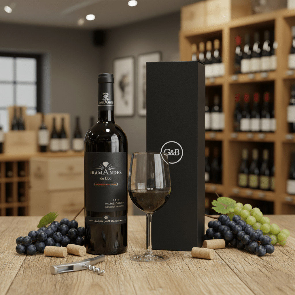 Mendoza Argentina Malbec - Cabernet Grande Reserve Wine Gift - Grape & Bean