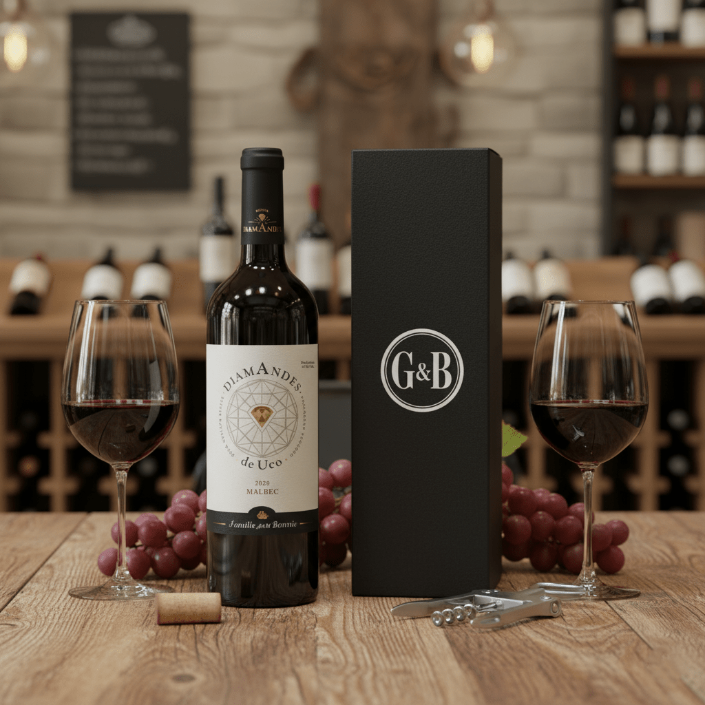 Mendoza Argentina Malbec Wine Gift - Grape & Bean