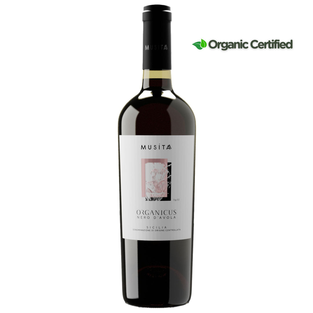 Musita Organicus Nero d'Avola, Sicily, Italy. - Grape & Bean