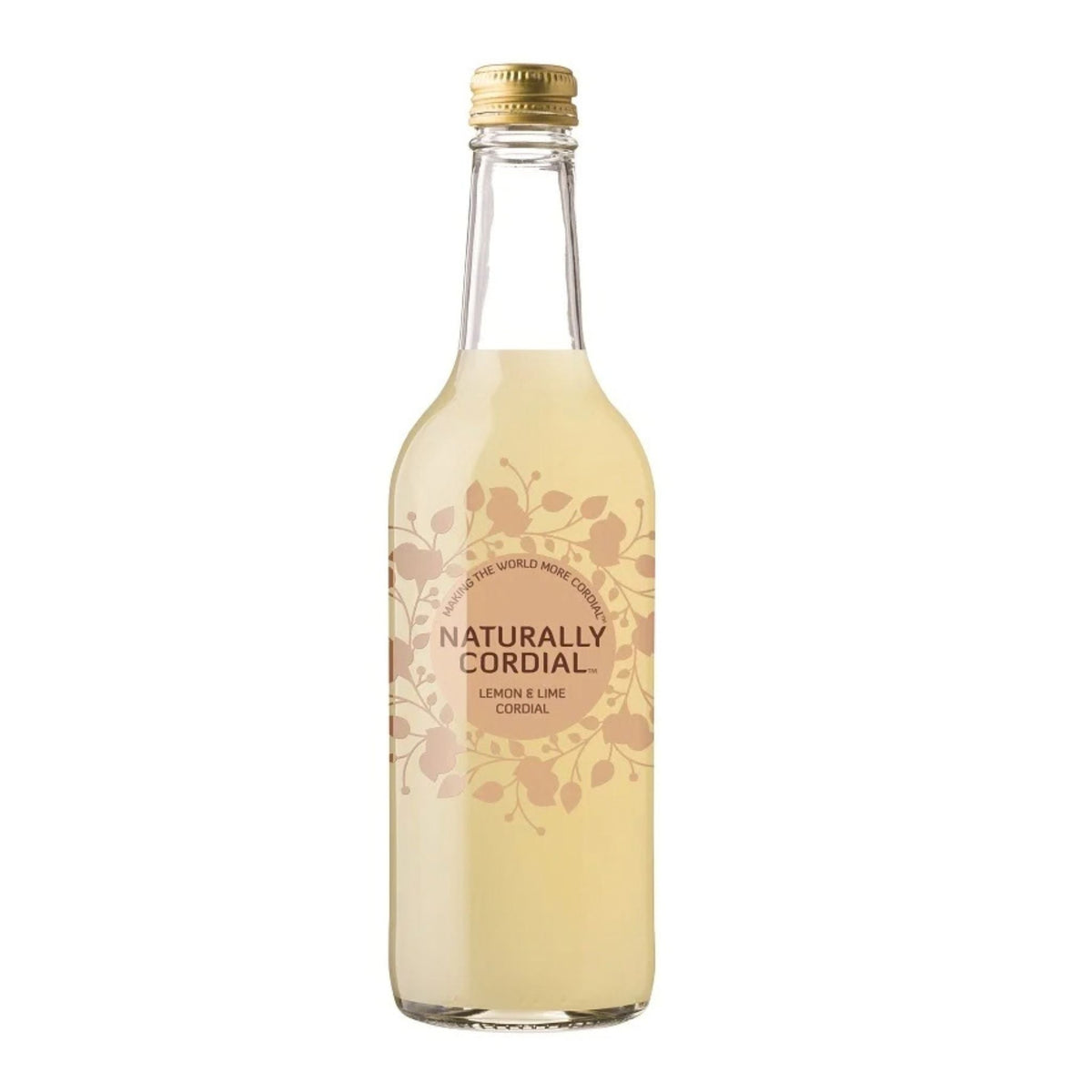 Naturally Cordial Lemon & Lime 500ml - Grape & Bean