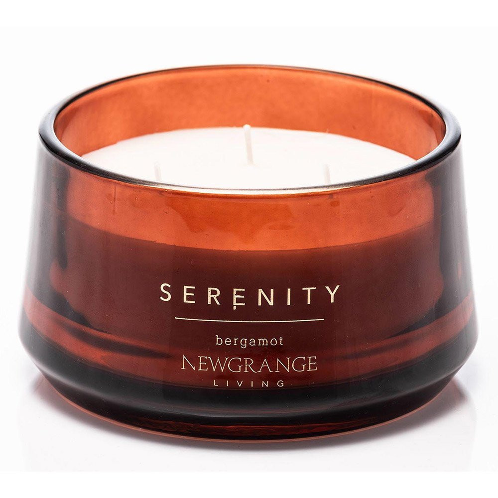 Newgrange Bergamot Luxury Candle 3 wick 445g - Grape & Bean