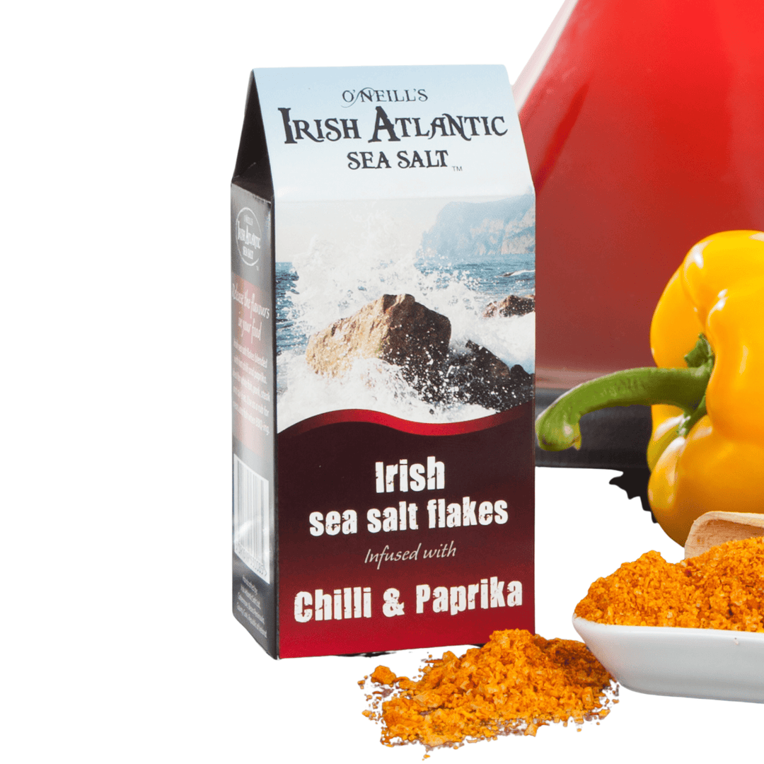 O'Neill's Irish Atlantic Sea Salt infused with Chilli & Paprika - Grape & Bean