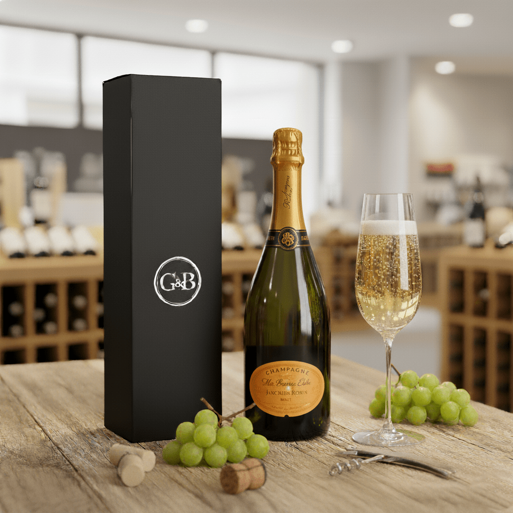 Organic Champagne Fine Wine Gift - Grape & Bean
