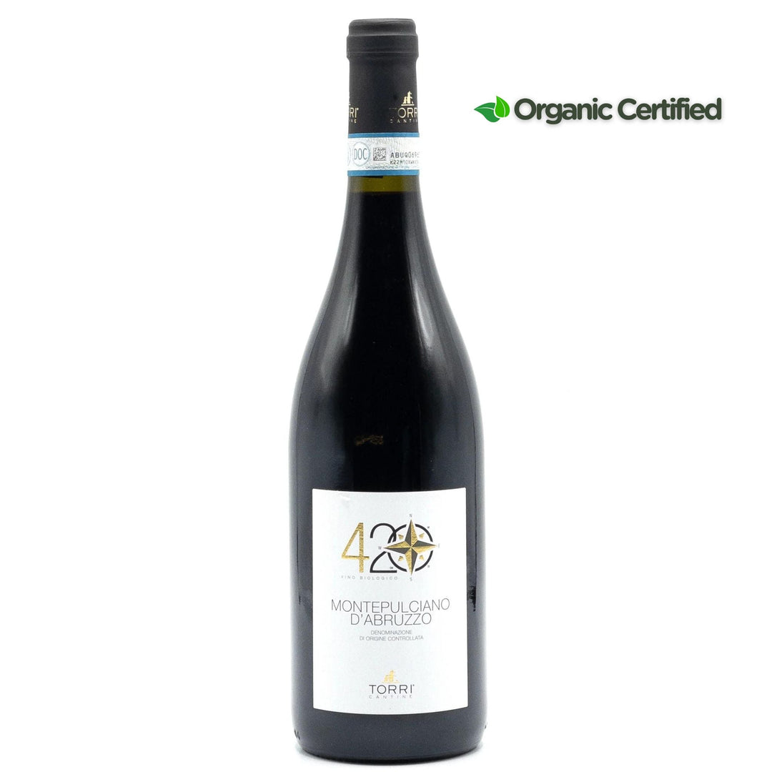 Organic Pecorino & Montepulciano D'Abruzzo 3 Bottle Wine Gift Box - Grape & Bean