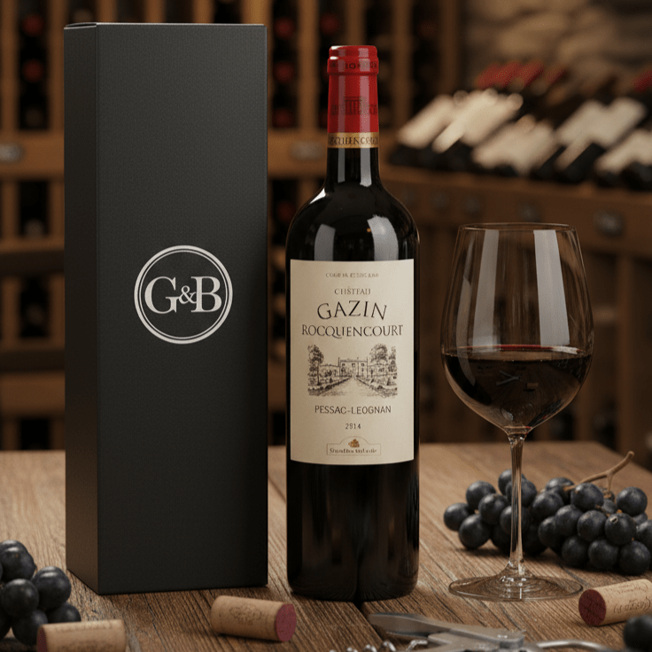 Pessac Leognan Bordeaux Red Wine Gift - Grape & Bean