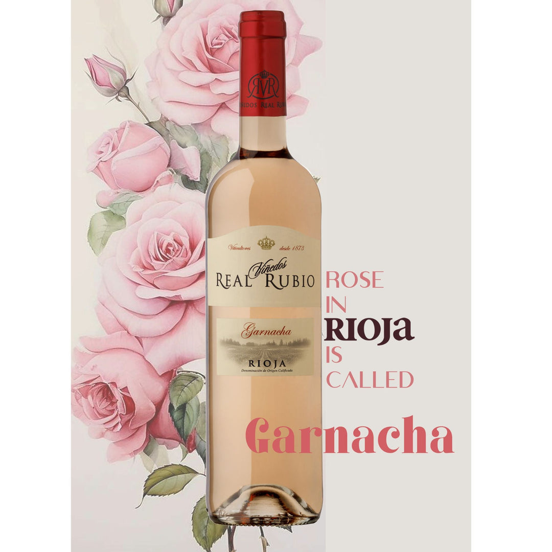 Real Rubio Garnacha Rosé, Rioja Spain - Grape & Bean